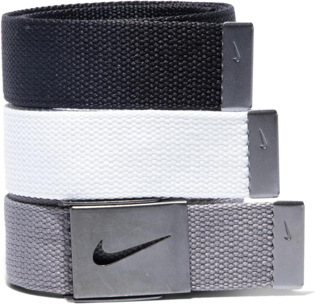 Nike Men's 3 Pack Web Belt