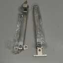 335mm Casement Window Stay Stainless Steel Security Window Latches Adjustable Telescoping Wind Brace, 2pcs