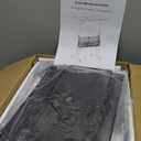 Height Adjustable Standing Desk With Storage, Small Stand Up Desk With wheels, Portable Rolling Desk for Home Office, Mobile Sit Stand Desk for Small Spaces, For Walking Pad Treadmill, Black