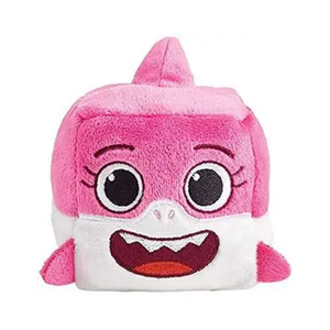 Pinkfong Baby Shark Mommy Shark Plush Cube with Sound [Pink, 2021]