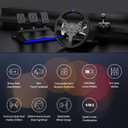 PXN V99 Force Feedback PC Racing Wheel Detachable Gaming Sim Steering Wheel | 270/900° PC Steering Wheel with Pedals and Shifter, Driving Race Wheel Simulator for Windows PC/PS4/Xbox One/Xbox Series X/S