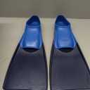 Sporti Unisex-Adult & Kids Long Floating Swim Fins for Pool Lap Swimming | Rubber Flipper, Long-Blade Kick Aid, Slip-on Foot Pocket,Technique Drills,Body Position, Recreational Swimming & Snorkeling
 - NavyBlue - M 8-9 / W 9-10