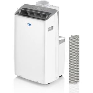 Whynter Portable Air Conditioner & Heater Inverter 14,000 BTU ARC-1230WNH | Built In Dehumidifier with Auto Drain, Cool, Dehumidify and Fan Modes, Cools and Dehumidifies Rooms with Easy Setup