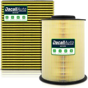 Engine & Cabin Air Filter Set for Ford Escape 1.5L 1.6L 2.0L (2013-2019), Focus 1.0L 2.0L 2.3L (2012-2018), Transit Connect 1.6L (2014-2016); for Lincoln MKC. Replace 1708877, CV6Z-19N619-A