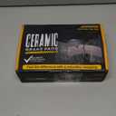 Front Brake Pads Compatible with 2002-2005 Chevy Trailblazer GMC Envoy 2003 2004 Ceramic Brake Pads w/Hardware Replacement HZ882