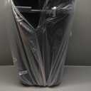 Mind Reader 60L Slim Laundry Hamper, Clothes Basket, Lid, Wicker Style, Plastic, 17.65"L x 13.75"W x 24.15"H, Set of 2, Gray