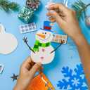 2 x 100Pcs Mini Christmas Snowman Hand, Mini Twigs Deer Antlers Shaped Tree Branches Snowman Crafts Kit for Winter Decorations