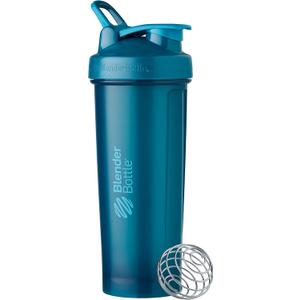 BlenderBottle Classic V2 Shaker Bottle Perfect for Protein Shakes and Pre Workout, 32-Ounce, Ocean Blue
