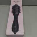Hair Dryer Brush Blow Dryer Brush in One, Upgraded 4 in 1 Hair Dryer and Styler Volumizer with Negative Ion Anti-frizz Ceramic Titanium Barrel Hot Air Hair Straightener Brush