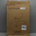 Baby Bouncer,Baby Bouncer Seat,Portable Infant Bouncer with 3-Point Safety Harness,Ergonomic Bouncy seat, Newborn Bouncer for Babies 0-6 Months up to 20lbs (Khaki)