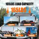 Universal Car Roof Rack 42.91"-44.88" Cross Bars, Upgraded Adjustable Aluminum Alloy Crossbars with 165lbs Load Capacity, Heavy Duty Roof Crossbars for SUVs, Sedans, and Vans