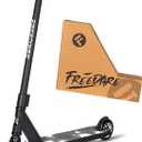 FREEDARE Pro Scooter Stunt Scooter Complete Trick Scooter for Kids 8 Years and Up, Teens, Adults, Boys and Girls Freestyle Street Scooter for Intermediate and Beginner Skate Park (Black-JB3)