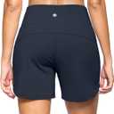 G Gradual Women's Athletic Shorts 5" Running Shorts for Women with 2 Zipper Pockets Quick Dry Lightweight Hiking Shorts (Black, XXXL)