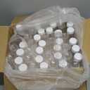 Holotap 48 Pcs 8 OZ Plastic Bottles with Caps, Empty PET Disposable Juice Bottles Bulk for Liquids with White Tamper Evident Lids (8 OZ, White)