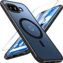 for Google Pixel 10A Case with Screen Protector, Pixel 10A Case with magsafe Black,15FT Military Drop Proof Raised Bezels Matte Shockproof for Google Pixel 10 A Phone Case Slim 5G Cover