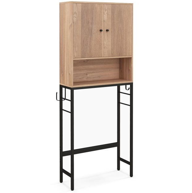 Over The Toilet Storage Cabinet with 2 Doors and Adjustable Shelf,
BA8181NA