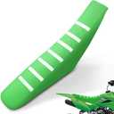 Dirt Bike Seat Cover Universal for KLX 110 KX 85 65 112 250 KLX 140R 230R Pit Bike Green/Non Slip White Stripe/Gripper Soft/Water Proof