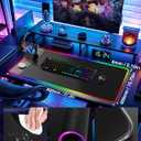 Wireless Charging Mouse Pad with Magnetic Phone Stand, 31.5"x15.8" Large, 31.5L x 15.8W inches
