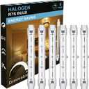 R7S J118mm T3 Halogen Light Bulbs, 120V 500W Type THalogen Bulbs LED Replacement, 4.6 Inch Long Double Ended Light Bulb for Work, Security,Landscape Lights, Dimmable 6 Pack