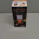 LED Camping Lantern Rechargeable, 1800LM, 4 Light Modes, 4400mAh Power Bank, IP44 Waterproof, Perfect Lantern Flashlight for Hurricane, Emergency, Power Outages, Home and More, USB Cable Included (Black and Orange)