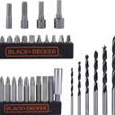 Black and Decker Screwdriver Bit Set, Double Ended