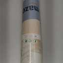 Haimin Grasscloth Wallpaper Peel and Stick 20.9in X 393in Fabric Contact Paper Wall Paper Textured Wallpaper Horizontal Stripes Look Self-Adhesive Thick Vinyl Embossed (Beige)