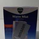 Vicks Warm Mist Humidifier - Air Humidifier for Bedroom, Home & Large Room, Baby, Kids and Adults Soothing Steam Vaporizer for Cough, Congestion, Allergies & Dry Air, VapoSteam Compatible