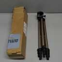 Amazon Basics 50-inch Lightweight Portable Camera Tripod Stand with Quick-Release Plate, Adjustable Height, Aluminum, for Travel Photography, Champagne