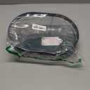 Metal Mesh Steel Basket, Oval Metal Wire Storage Organizer Baskets Multi Functional Kitchen Baskets Countertop Fruit Baskets Garden Harvest Basket for Picnic Decor Cabinet Home, Blackish Green