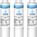 BELVITA Refrigerator Water Filter, Compatible with DA29-00020A/B, DA29-00020B-1HAF-CIN/EXP, RF28HFEDBSR, RF263BEAESR, RF263TEAESG, RF28HDEDBSR, HAF-CIN, RF4287HARS,RF4267HARS, 3 Pack