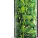 Herb Keeper for Refrigerator, Herb Saver for Refrigerator, Vegetable Preservation Bottle for Cilantro, Mint, Parsley, Asparagus, Keeps Greens Fresh for 2-3 Weeks (1PCS)