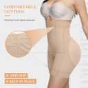 SHAPSHE Butt Lifting Shapewear Tummy Control Shorts Fajas Colombianas Shapewear Shorts Compression Underwear Women (Beige, S)
