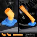 EPAuto Spill Proof Radiator Coolant Filling Funnel Kit