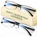 Gaoye 3.0 Executive Style Reading Glasses Men - Durable Readers with Blue Light Filtering- Comfortable Fit with TR90 Frames