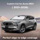 EcoNour Windshield Sunshade Compatible for Acura MDX 2021-2024 2025 2026, Sun Visor for Front Windshield & Window Sun Shade Cover, UV Heat Blocker & Protector, Car Accessories