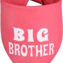 5 x Big Brother Dog Bandana Pink Large 1PCS, Adjustable Triangle Scarf | Pregnancy Announecment, New Baby for Family.