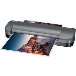 SINCHI 13-Inch Thermal Laminator & Foil Applicator, 310 Mil, 4-Roller, 55s Warm-Up, 18 seconds/page, Auto Shutoff, Commercial-Grade Laminating Machine with 10 Pouches for Office, School, Crafts & DIY