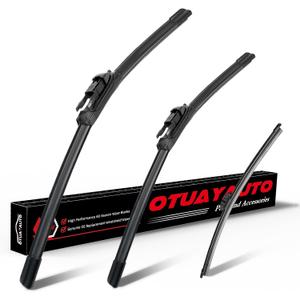 OTUAYAUTO Premium Windshield Wiper Blades - Replacement for Ford Explorer 2020-2023 - Precision Fit, All-Weather Performance, Front and Rear Wiper Blades, Pinch Tab - 26"+21"+11" (Pack of 3)