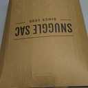 Snuggle Sac Heather Navy Throw Blanket for Couch, Super Soft Warm Microfiber Blankets Navy Blue, Cozy Knit Fuzzy Plush Lightweight Throws for Sofa, Bed, Heather Navy, 50x60 inches