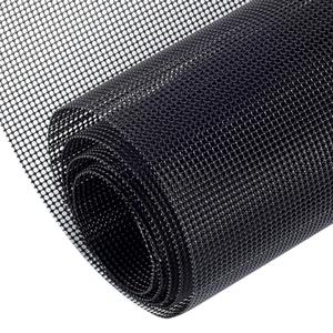 PVC Coated Stainless Steel Mesh Screen, 304 Stainless Steel Mesh Screen 43.3in x 13inch(110cm x 33cm) Steel Woven Wire Mesh for Vent, Cage, Cabinets Mesh, Garden Screen Hole Size 1mm
