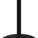 Paper Towel Holder Countertop with 7" Weighted Black Marble Base - Modern Free Standing Paper Roll Holder, Matte Black Stainless Steel Stand Paper Towel Holder for Kitchen and Bathroom