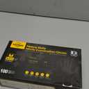 TitanFlex Disposable Nitrile Exam Gloves, 6-mil, Black, Heavy Duty, Latex Free, Food Safe for Cooking & Food Prep