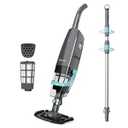 Cordless Handheld Pool Vacuum for Above & Inground Pools, with 20 Gal/ Min Suction, 60 Min Runtime, Dual-Phase Cleaning System, 65in Telescopic Pole, for Spas & Hot Tubs, Jet Black(New Version)