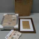 eletecpro 8x10 Picture Frames Set of 4, Gold Frame with Glass Cover, Vintage 8 x 10 Photo Frames Display 5x7 Photo with Mat or 8x10 without Mat for Tabletop or Wall Decor, Bronze Gold