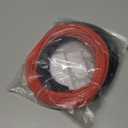 6 Gauge Battery Cable, 5FT Red + 5FT Black 6 AWG Welding Cable, Stranded Oxygen-Free Copper Wire for Automotive, Battery, Solar, Marine and Generator