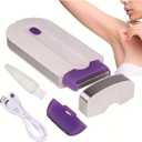 Focusing Silky Smooth Hair Eraser, Portable Painless Hair Removal Tool, Rechargeable Epilator Smooth Touch Hair Remover, Applicable to Any Part of The Body Gift for Women Christmas Mothers Day Gifts