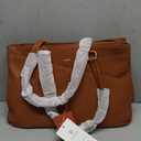 LOVEVOOK Laptop Tote Bag for Women,15.6 Inch Waterproof Computer Bags Women Business Office Work Bag Briefcase, Brown
