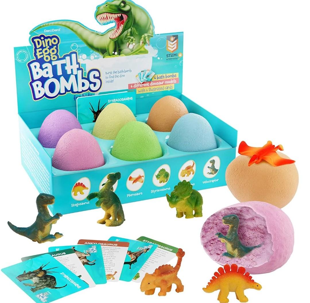 Dino Egg Bath Bombs for Kids