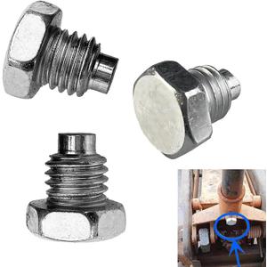 Eratus 3 PCS Floor Jack Handle Screw, 3 Ton 4 Ton Horizontal Floor Jack Pressure Rod Fixed Screw, Rust-Proof Bolt Repair Accessories, Universal for Most Cars Trucks (Silver)