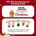 2 x Christmas Pocket Hugs with Cards, 10 Pcs Resin Emotional Support Gift Set for Coworker Staff Friends Holiday Appreciation